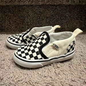 Checkered Vans (toddler)